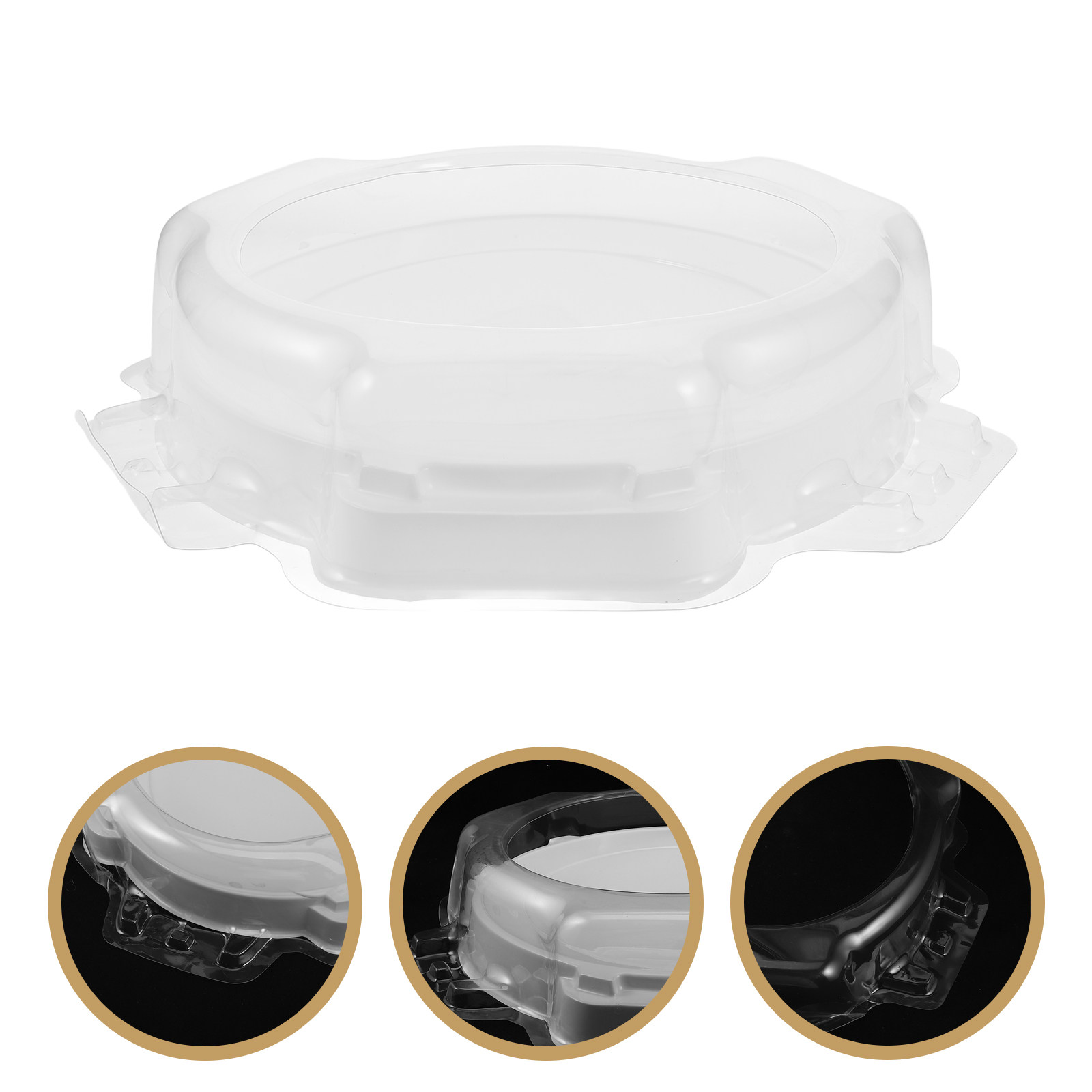 Kids Outdoor Games For Party - White Round Gyro Disk Plastic Stadium