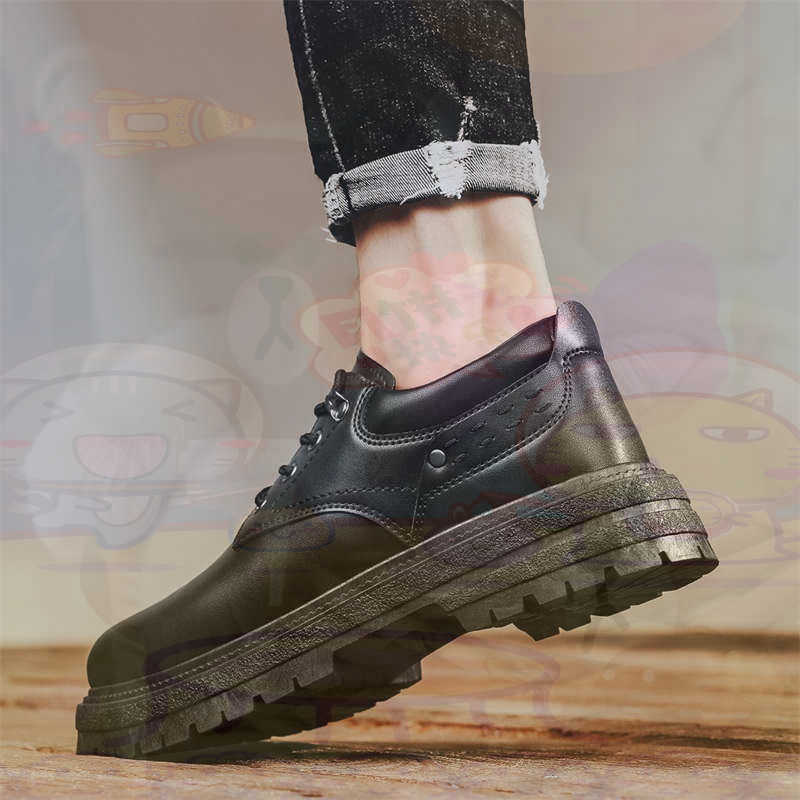 Kids Outdoor Lounge - Dark Natural Leather Fashion Trainers Tennis