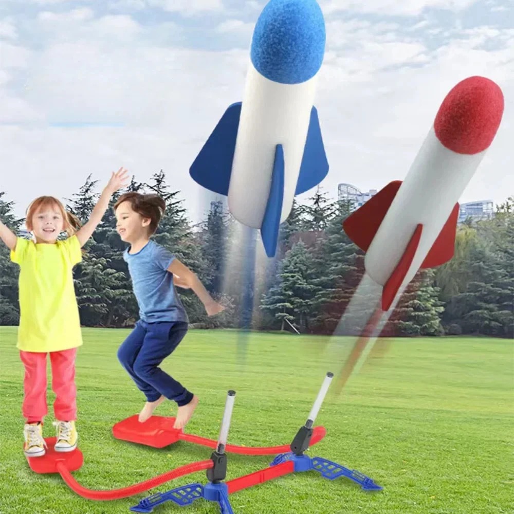 Kids Outdoor Jumping - Kids Outdoor Rocket Foot Pump Outdoor