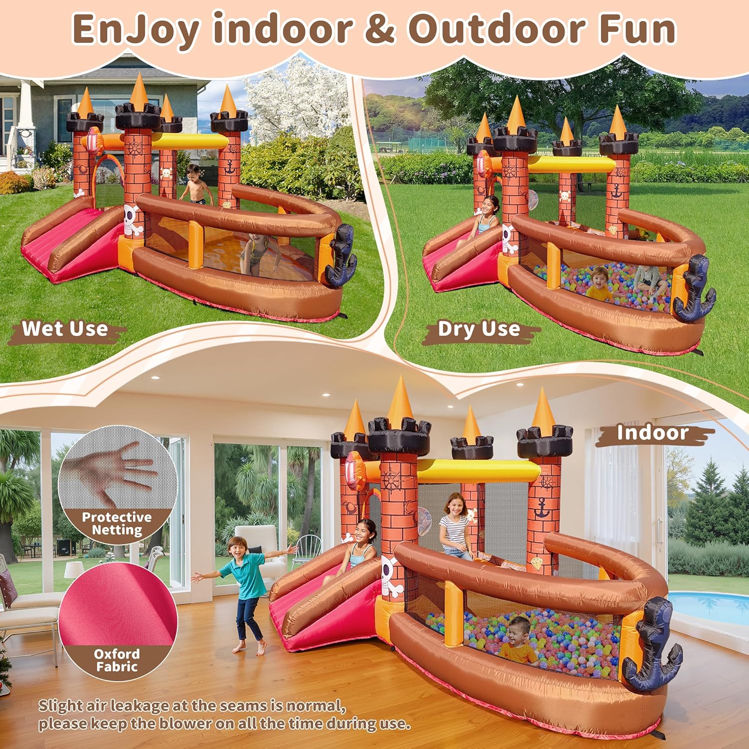 Inflatable Bounce House for Ki - огляд і ціна Kids Outdoor Jumping
