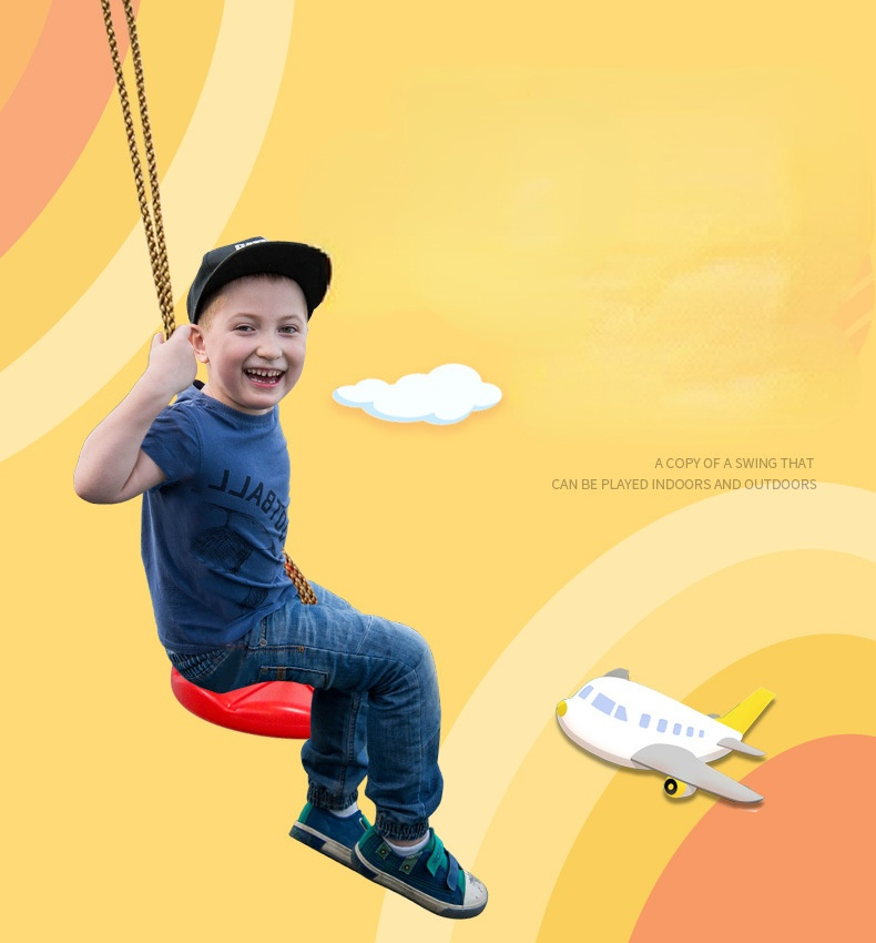 Children's Disc Swing Kid Indo - огляд і ціна Kids Outdoor Swing And Slide