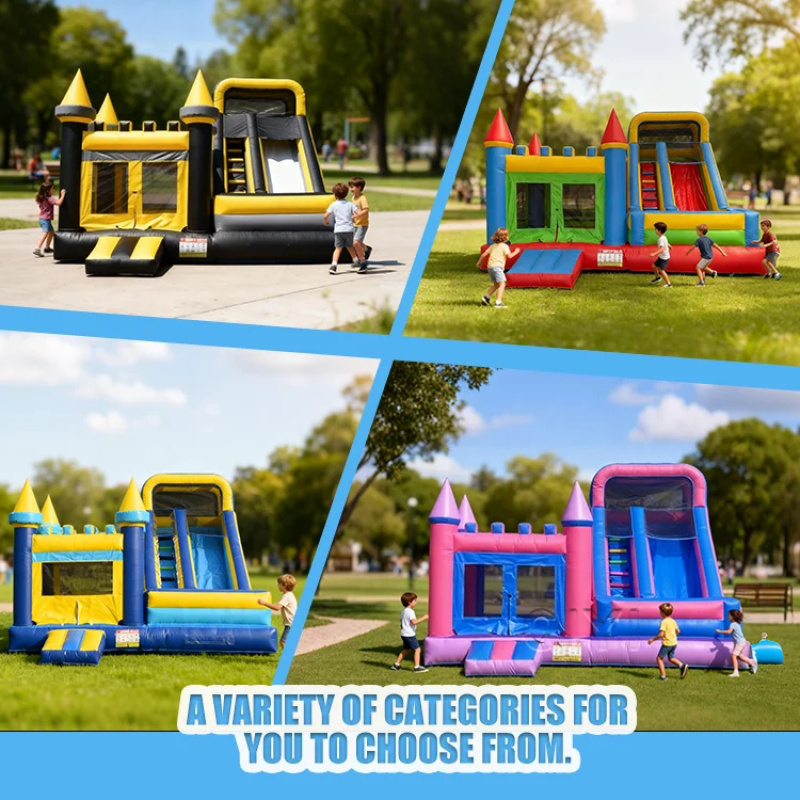 Commercial Bounce House Colorf - огляд і ціна Kids Outdoor Jumping