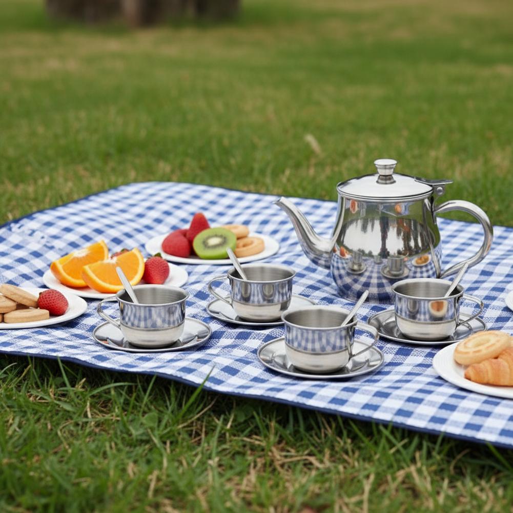 Kids Stainless Steel Tea Set T - огляд і ціна Kids Outdoor Dining Set