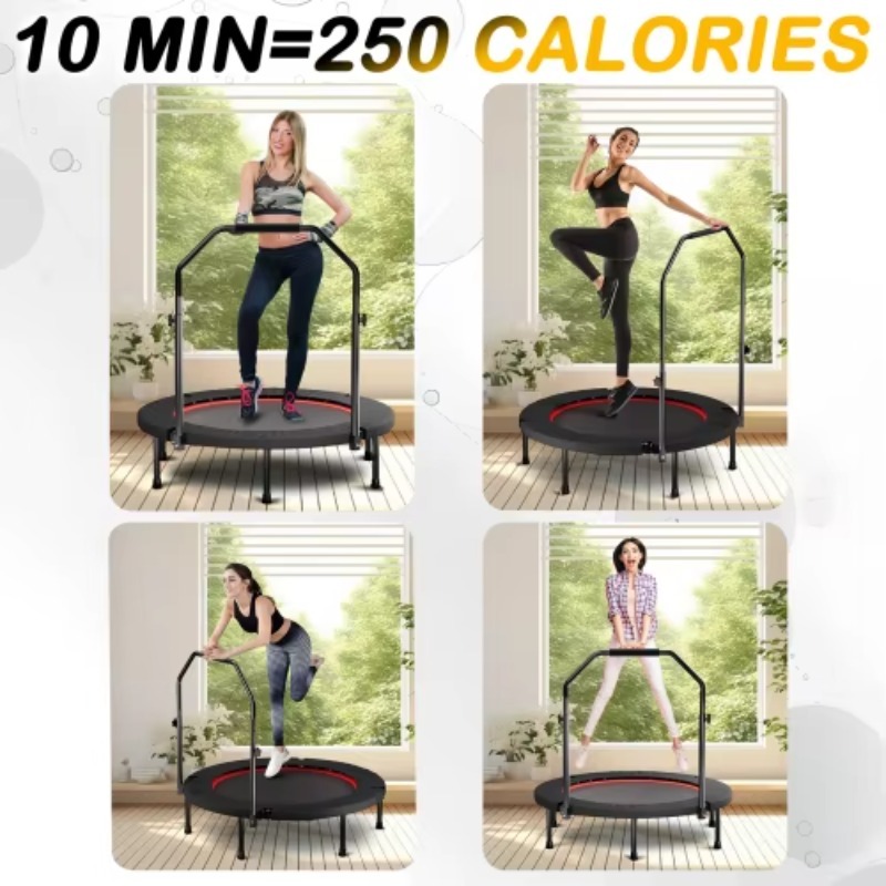 Foldable Trampoline With Handl - огляд і ціна Mini Trampoline Spring