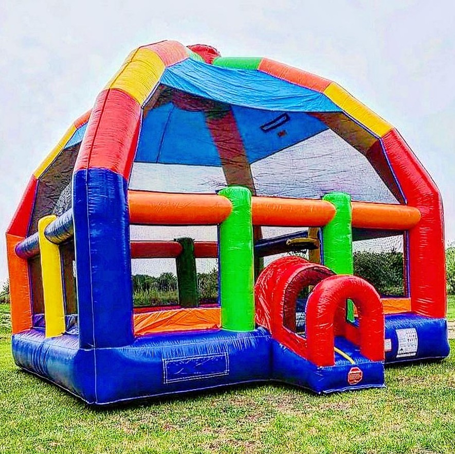 Big Jumping Castle Inflatable  - огляд і ціна Kids Outdoor Jumping
