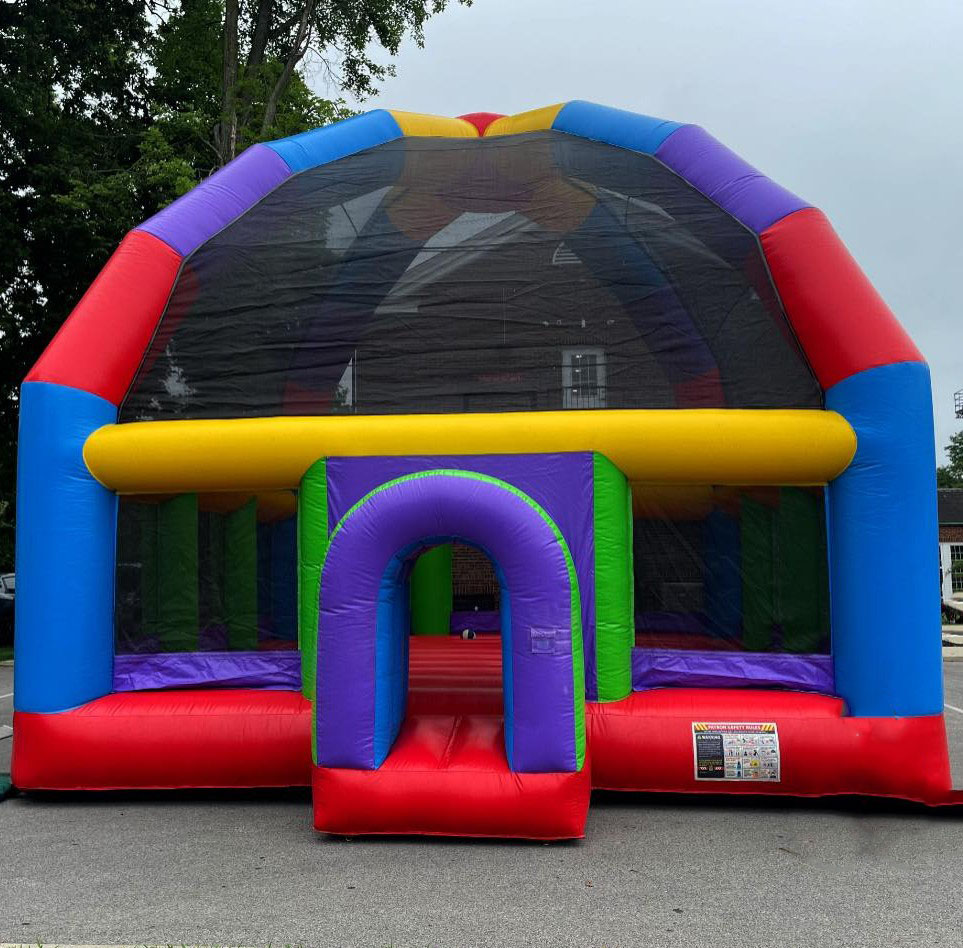 Big Jumping Castle Inflatable  - огляд і ціна Kids Outdoor Jumping