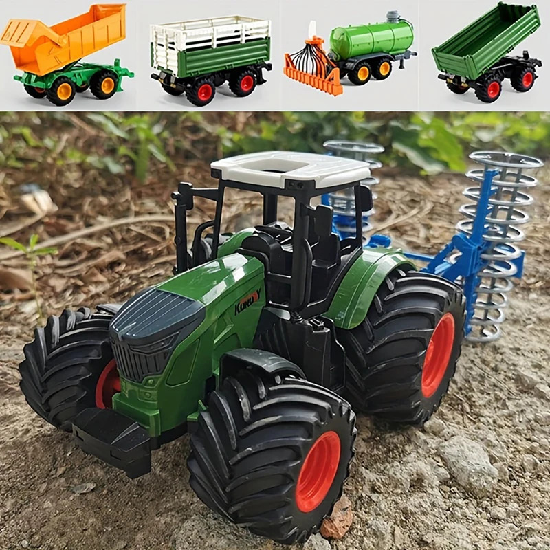 1:24 Inertial Farm Tractor wit - огляд і ціна Kids Outdoor Kit