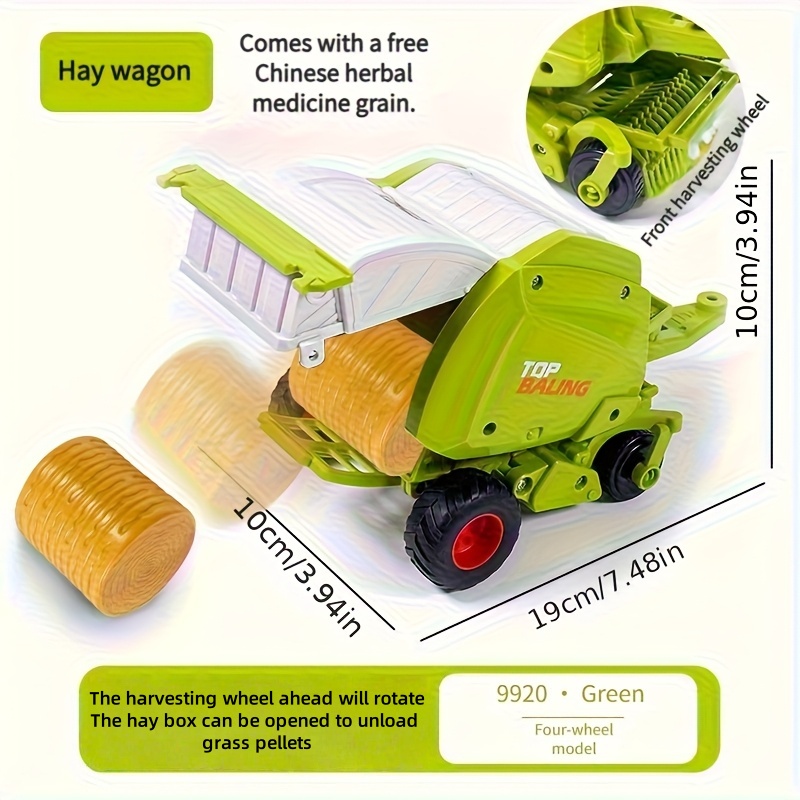 1:24 Inertial Farm Tractor wit - огляд і ціна Kids Outdoor Kit
