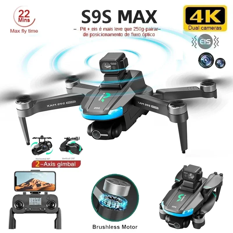 NEW S9S MAX MINI Drone 4K 2-Ax - огляд і ціна Kids Outdoor Toy Storage