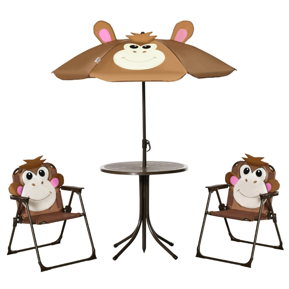 Cute Monkey Kids Patio Table C - огляд і ціна Kids Outdoor Dining Set