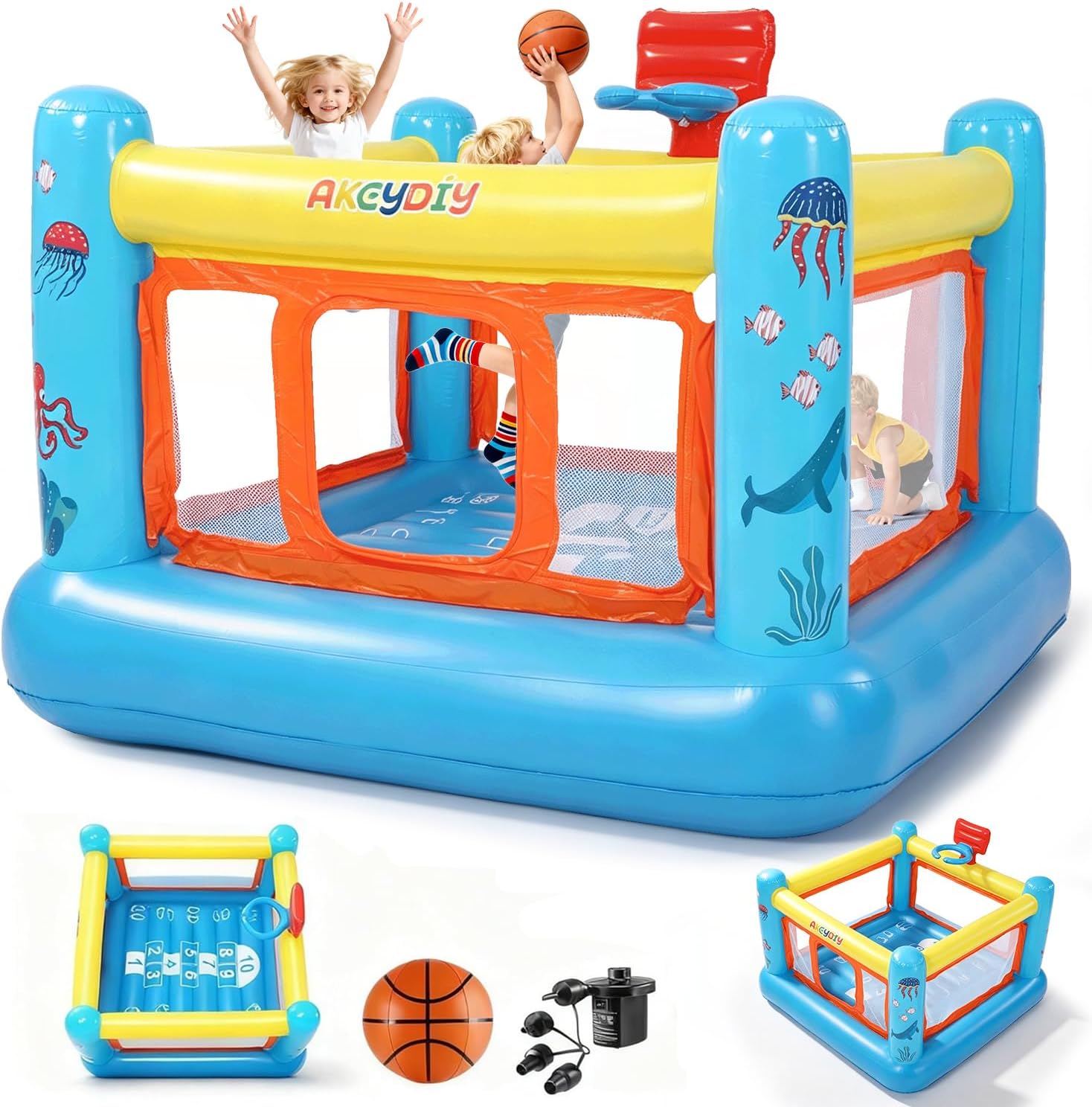 Bounce House, PVC Inflatable B - огляд і ціна Kids Outdoor Jumping