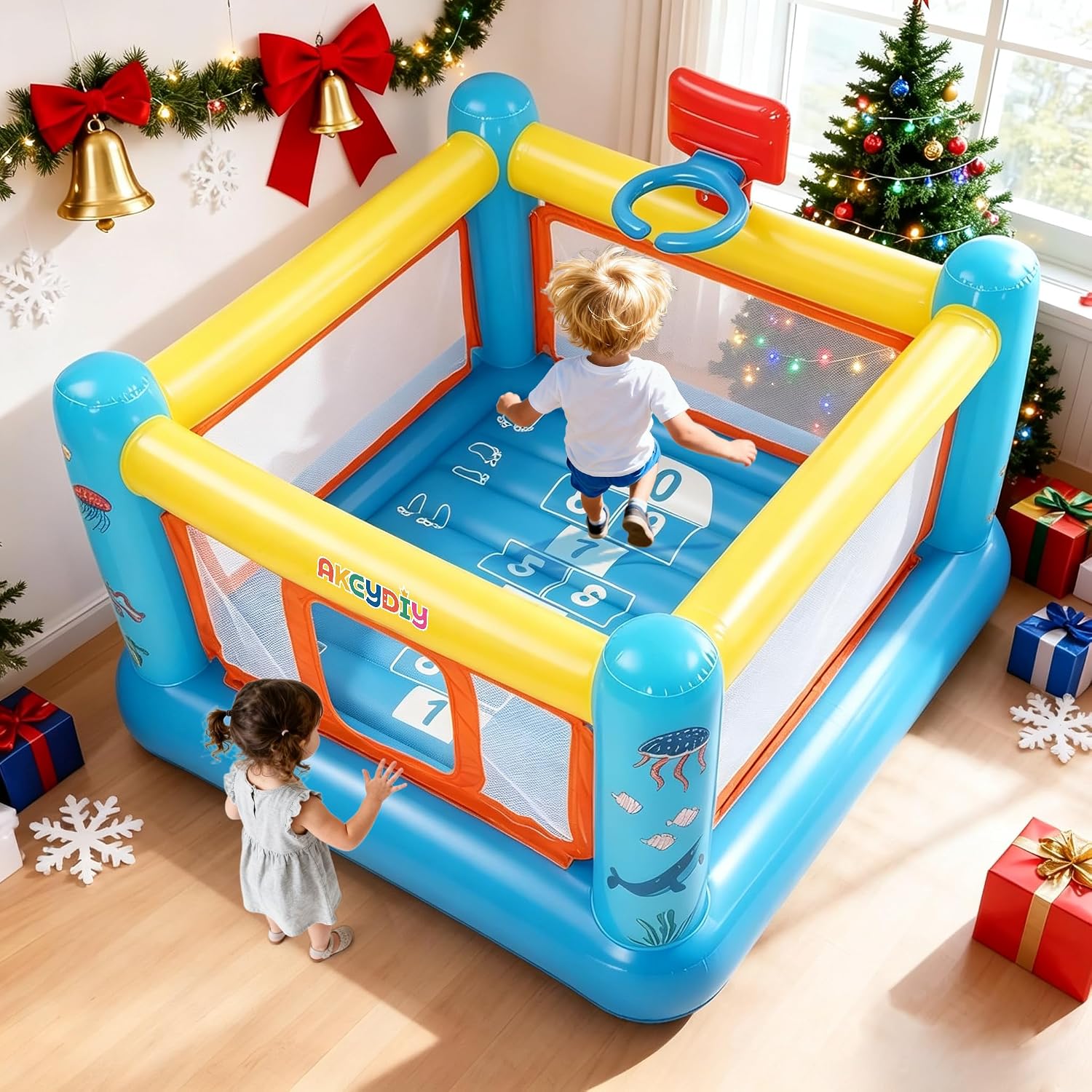 Bounce House, PVC Inflatable B - огляд і ціна Kids Outdoor Jumping