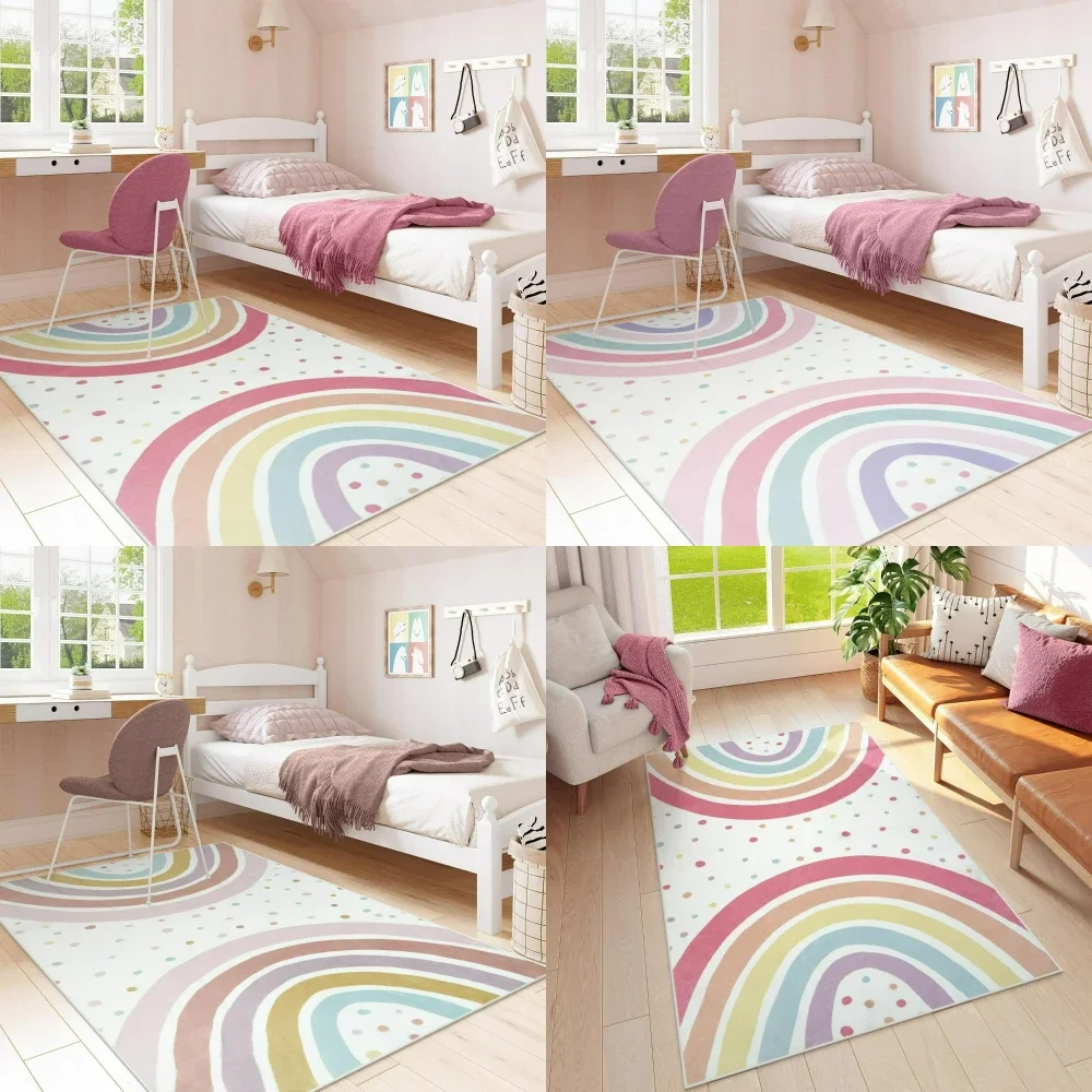 1pc Colorful Dot Boho Rainbow  - огляд і ціна Kids Outdoor Lounge
