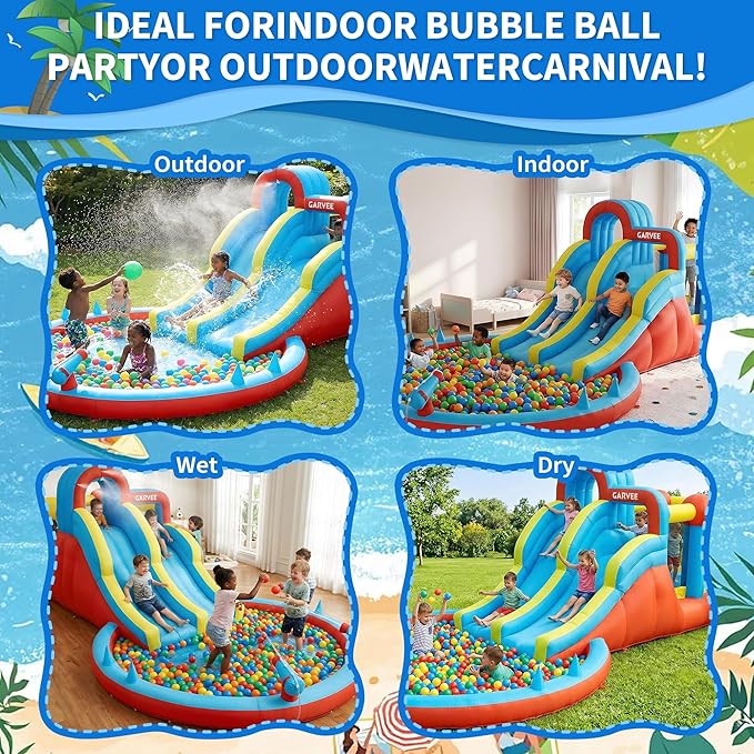 All-Season 8-in-1 Inflatable W - огляд і ціна Kids Outdoor Playset