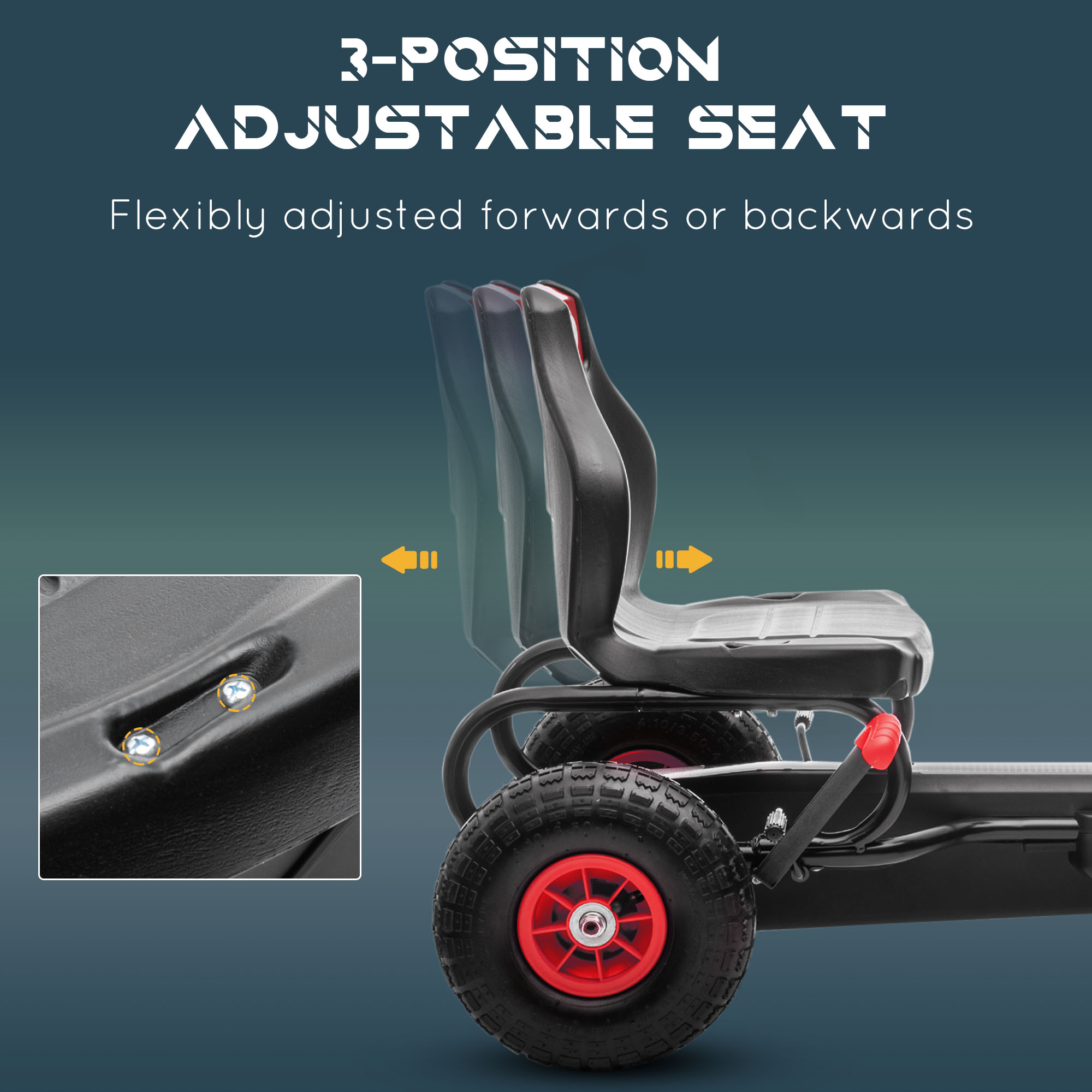 Kids Pedal Go Kart Ride-on Toy - огляд і ціна Go Kart Pedal Kids
