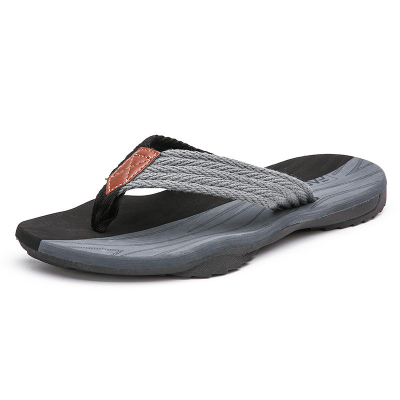 Men's Woven Striped Flip-flops - огляд і ціна Kids Outdoor Jumping