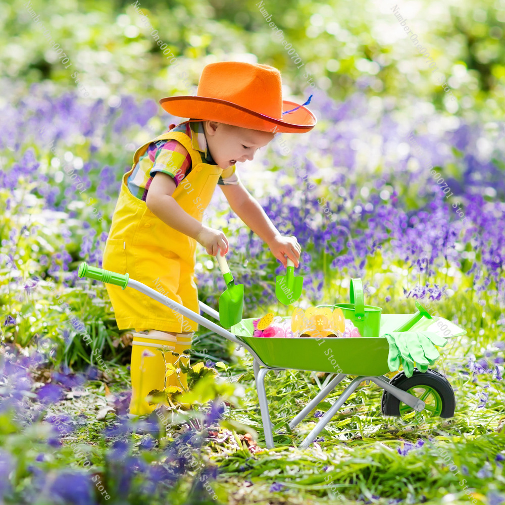 Kids Outdoor Wheelbarrow, Gree - огляд і ціна Kids Outdoor Playset