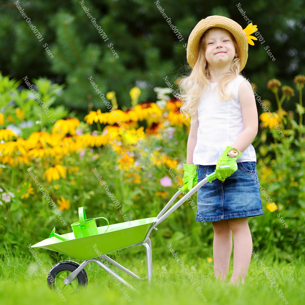 Kids Outdoor Wheelbarrow, Gree - огляд і ціна Kids Outdoor Playset