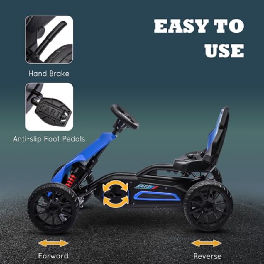 Kids Pedal Go Kart, Outdoor Ri - огляд і ціна Go Kart Pedal Kids
