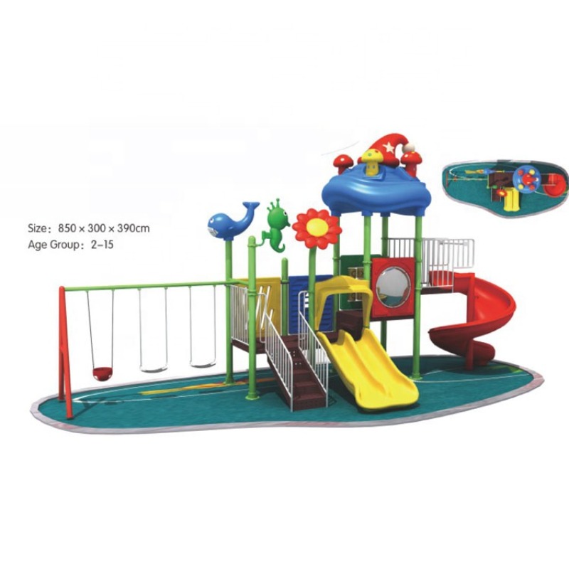 Wholesale Low Price Outdoor Am - огляд і ціна Kids Outdoor Swing And Slide