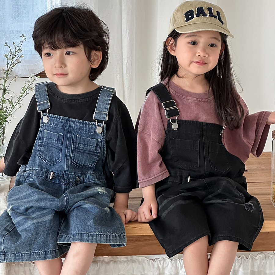 2026 Summer Unisex Kids Denim  - огляд і ціна Kids Outdoor Overalls