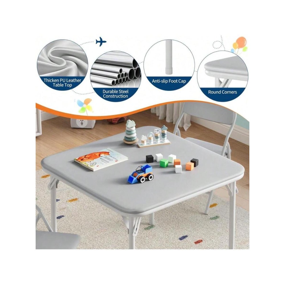 Folding Table and Chairs Set f - огляд і ціна Kids Outdoor Dining Set